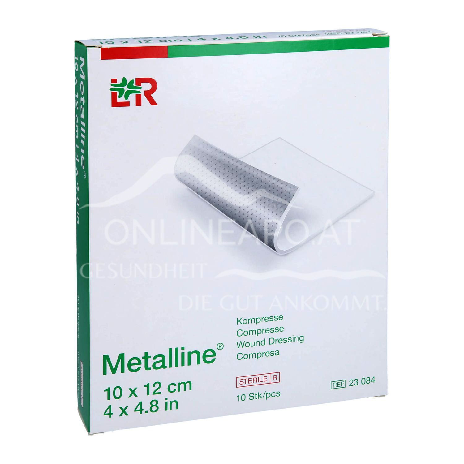 Metalline® Kompressen, steril, einzeln eingesiegelt, 10 x 12 cm
