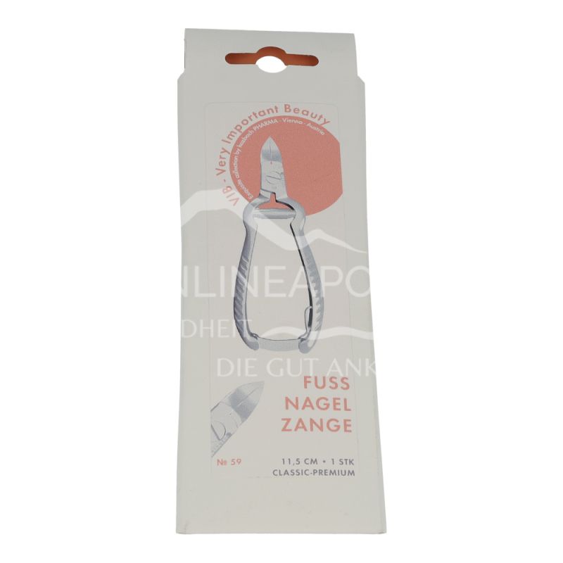 Kozbach Pharma 59 Nail nippers, buffer spring, nickel-plated, 11.5 cm