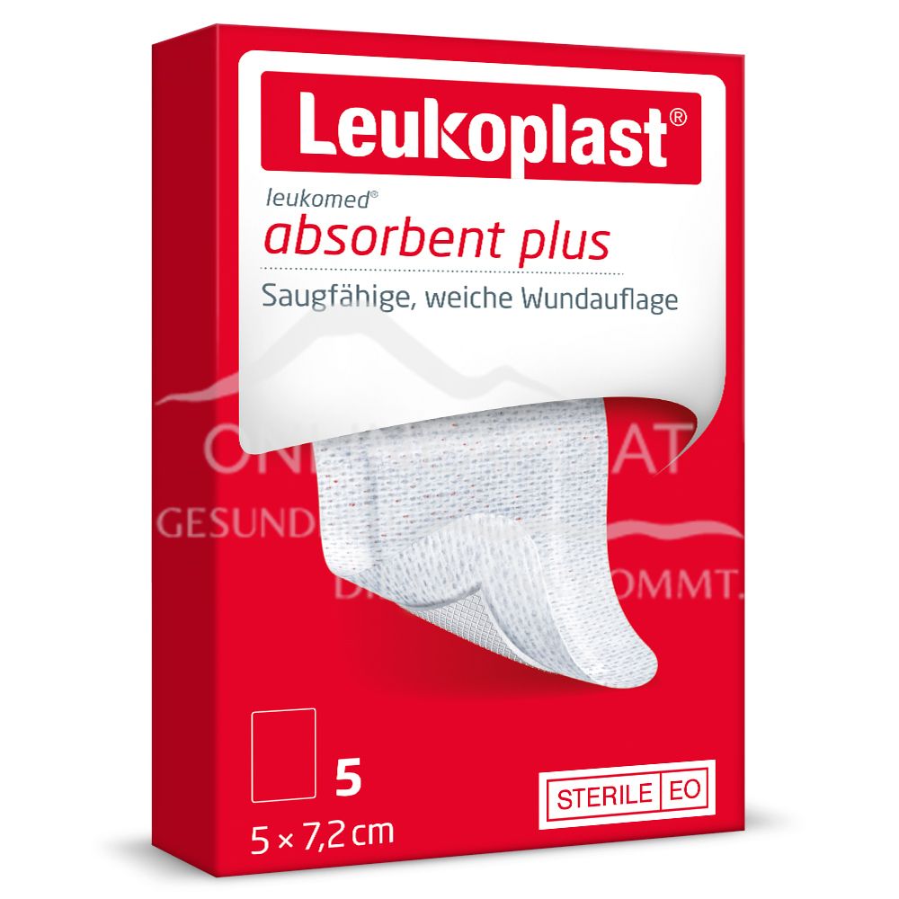 Leukoplast® Leukomed® absorbent plus 5 x 7.2cm