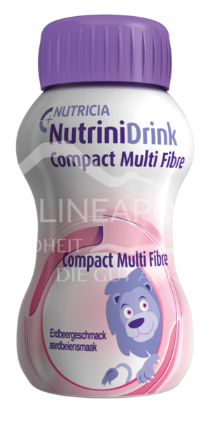Nutricia NutriniDrink Compact Multi Fibre Strawberry 125 ml