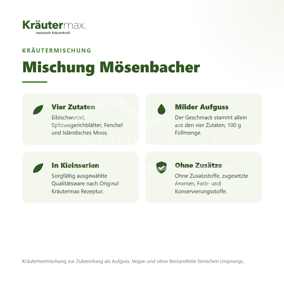 Kräutermax Kräutertee Mischung Mösenbacher