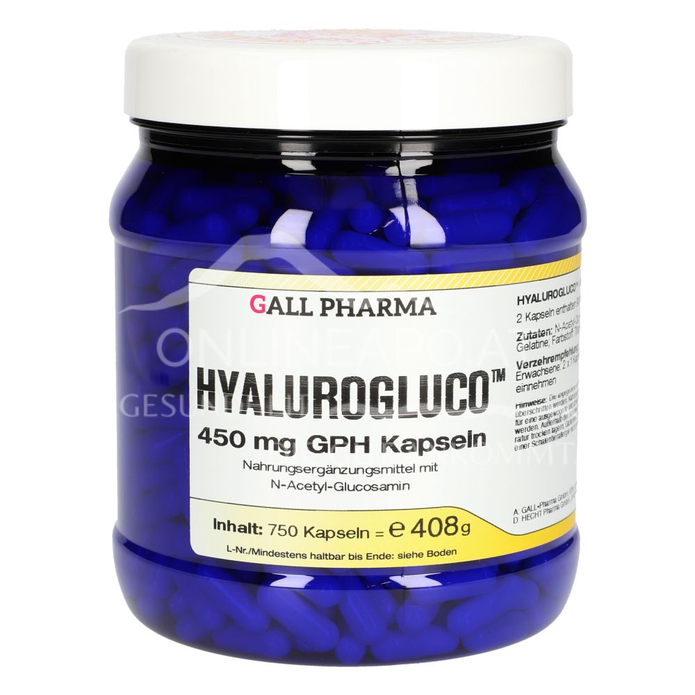 Gall Pharma Hyalurogluco 450 mg capsules