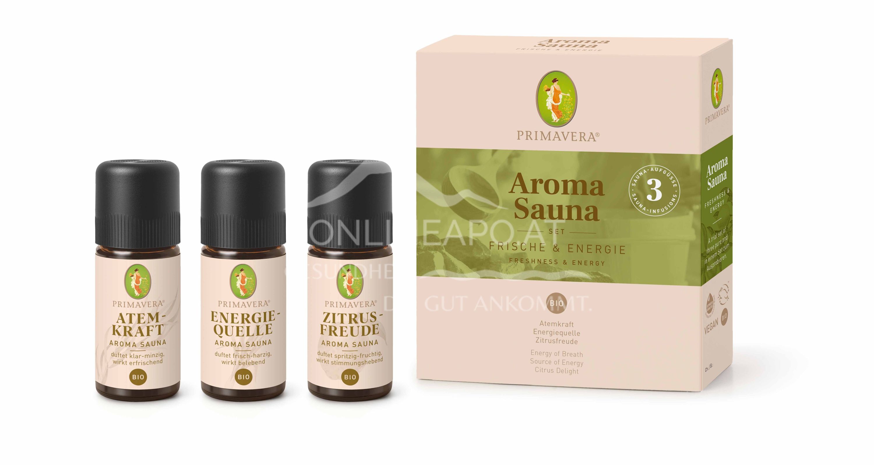 Primavera Set Aroma Sauna Frische & Energie