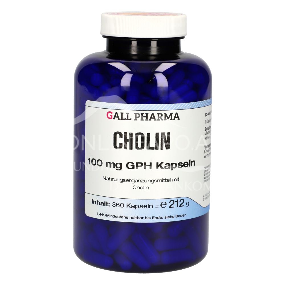 Gall Pharma Choline 100 mg capsules