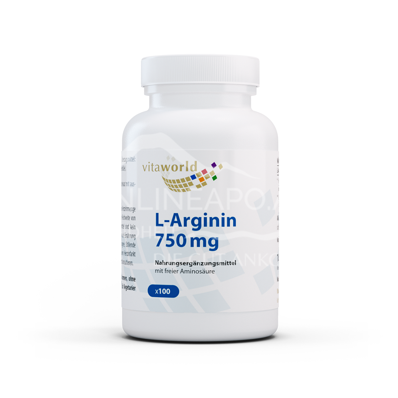 Vitalworld L-Arginin 750 mg Kapseln