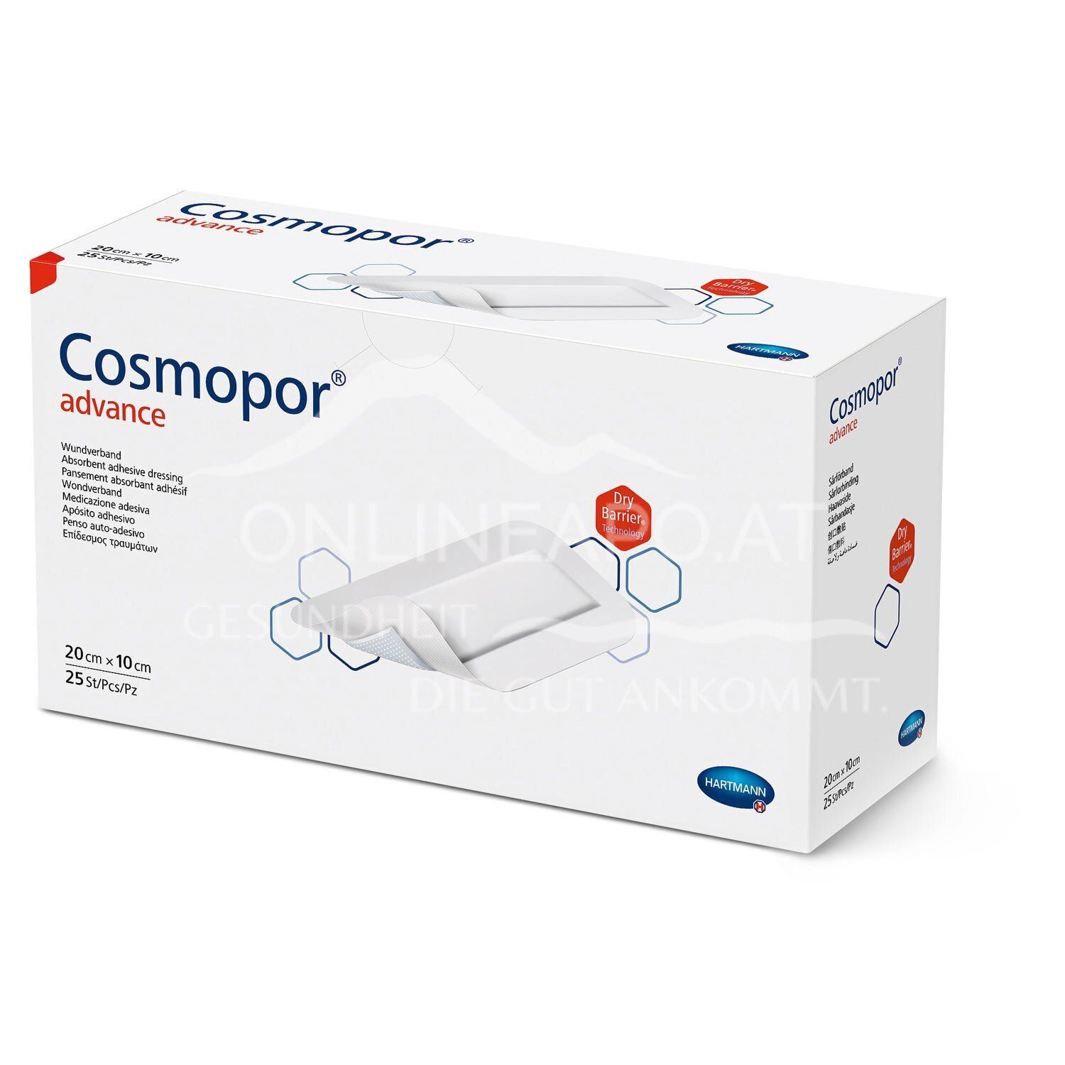 Cosmopor® Advance Wundverband 20 x 10 cm