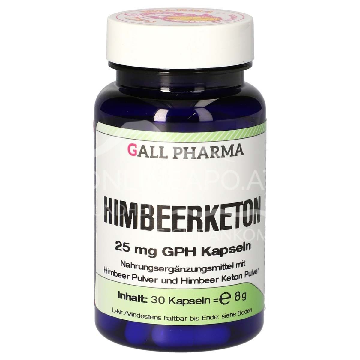 Gall Pharma Raspberry Ketone 25 mg Capsules