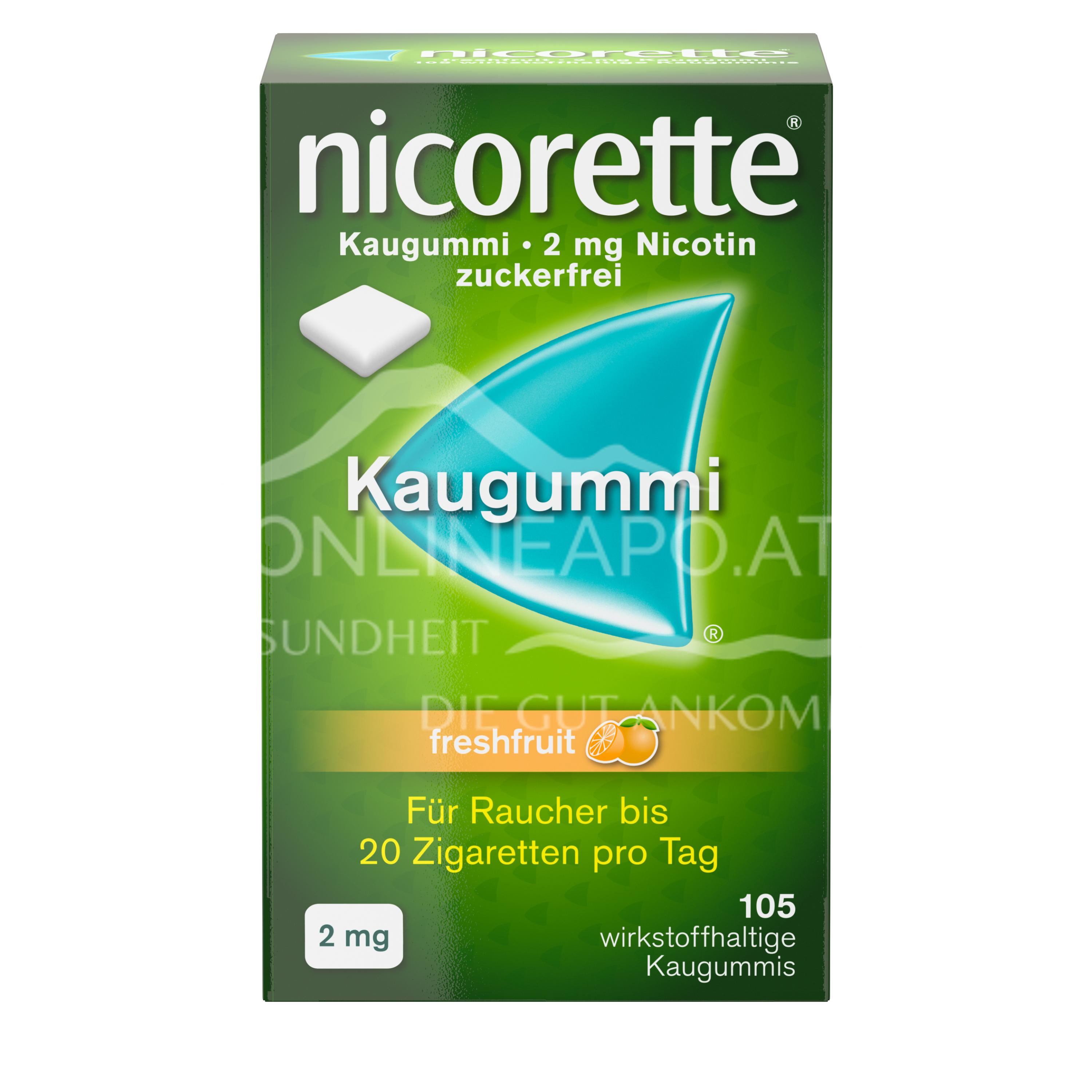 Nicorette® Freshfruit 2 mg - Kaugummi zur Raucherentwöhnung