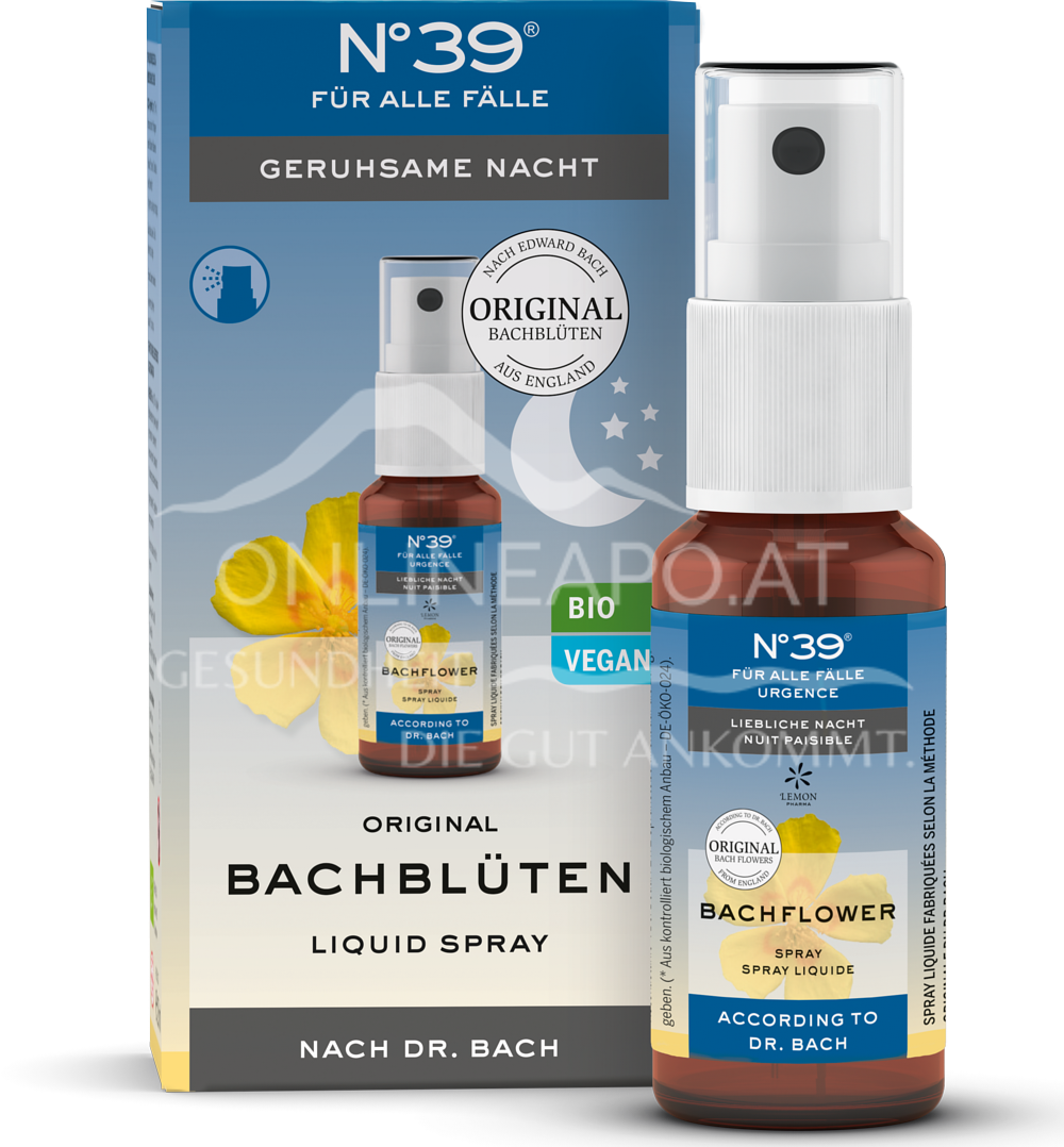 Lemon Pharma N°39 Bachblüten Liquid Spray Geruhsame Nacht