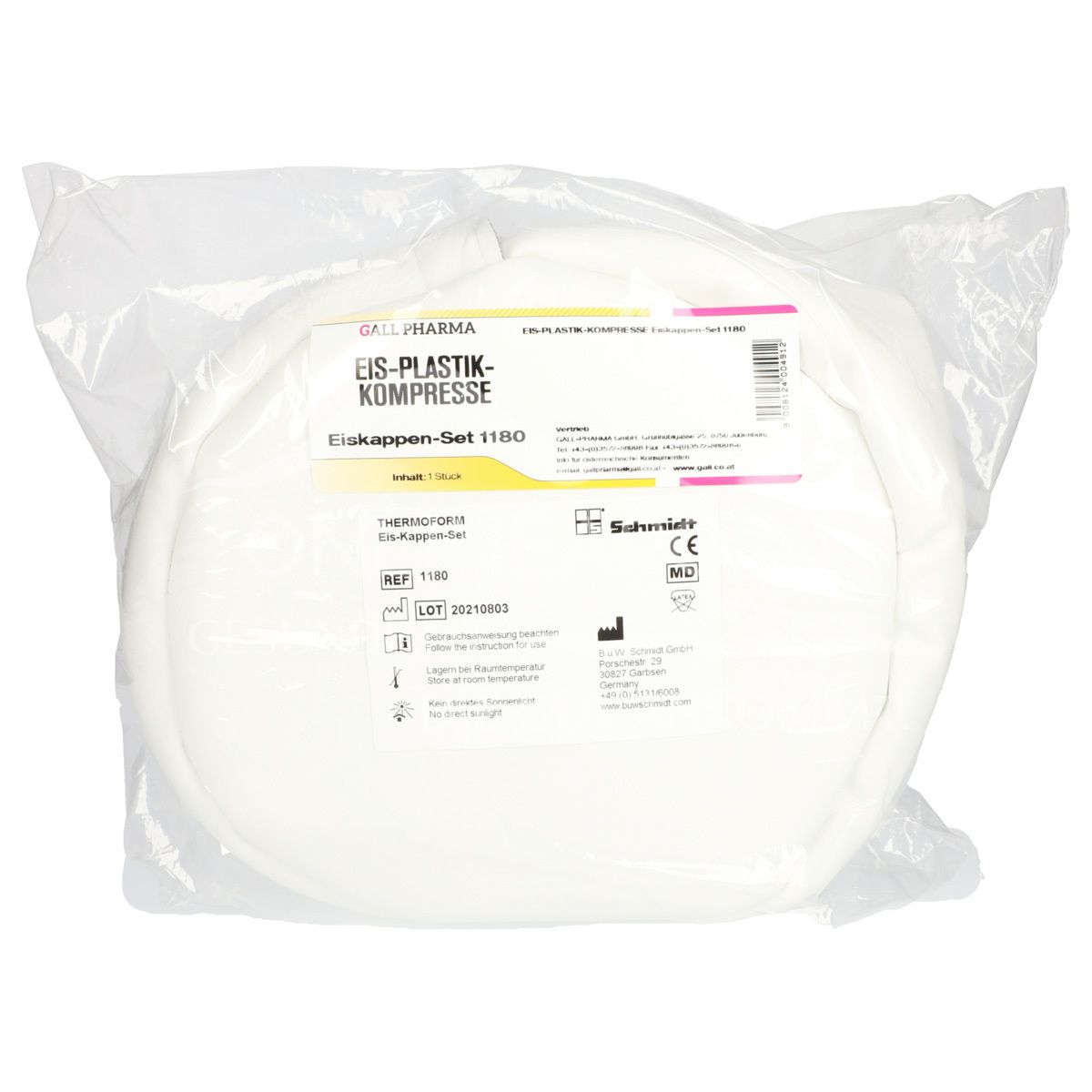 Schmidt® Ice plastic compress ice cap set type 1180