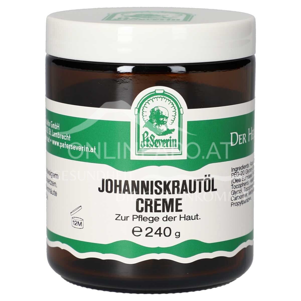Pater Severin Johanniskrautöl Creme