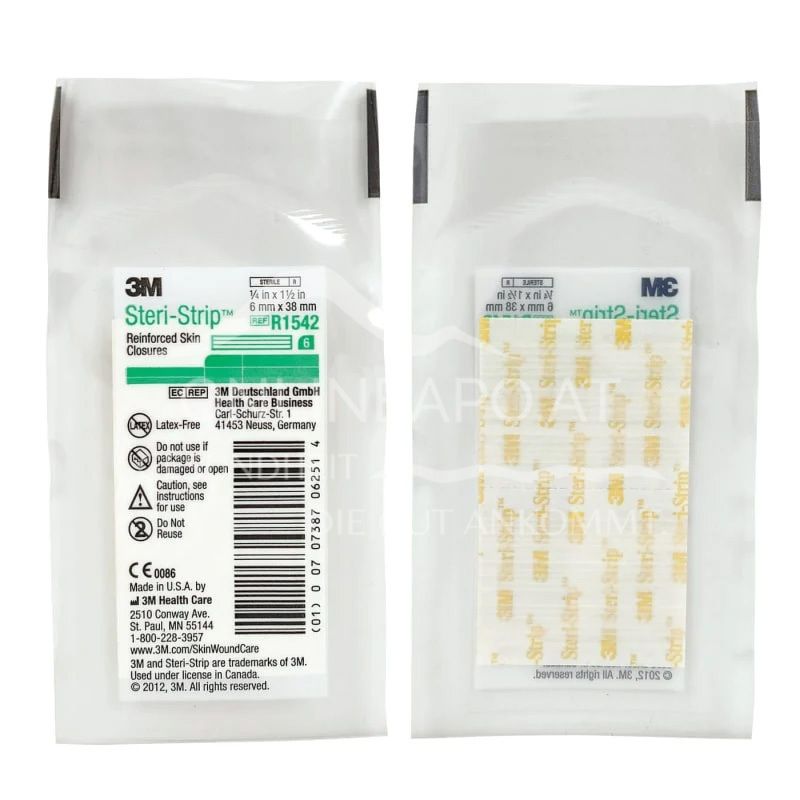 3M™ Steri-Strip™ Wundverschlussstreifen, R1542, 6 x 38 mm