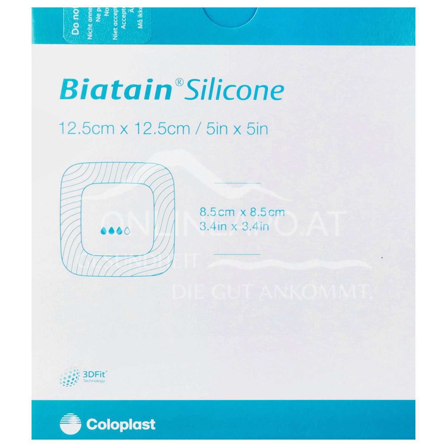 Biatain® Silicone foam dressing sterile, 12.5 x 12.5 cm