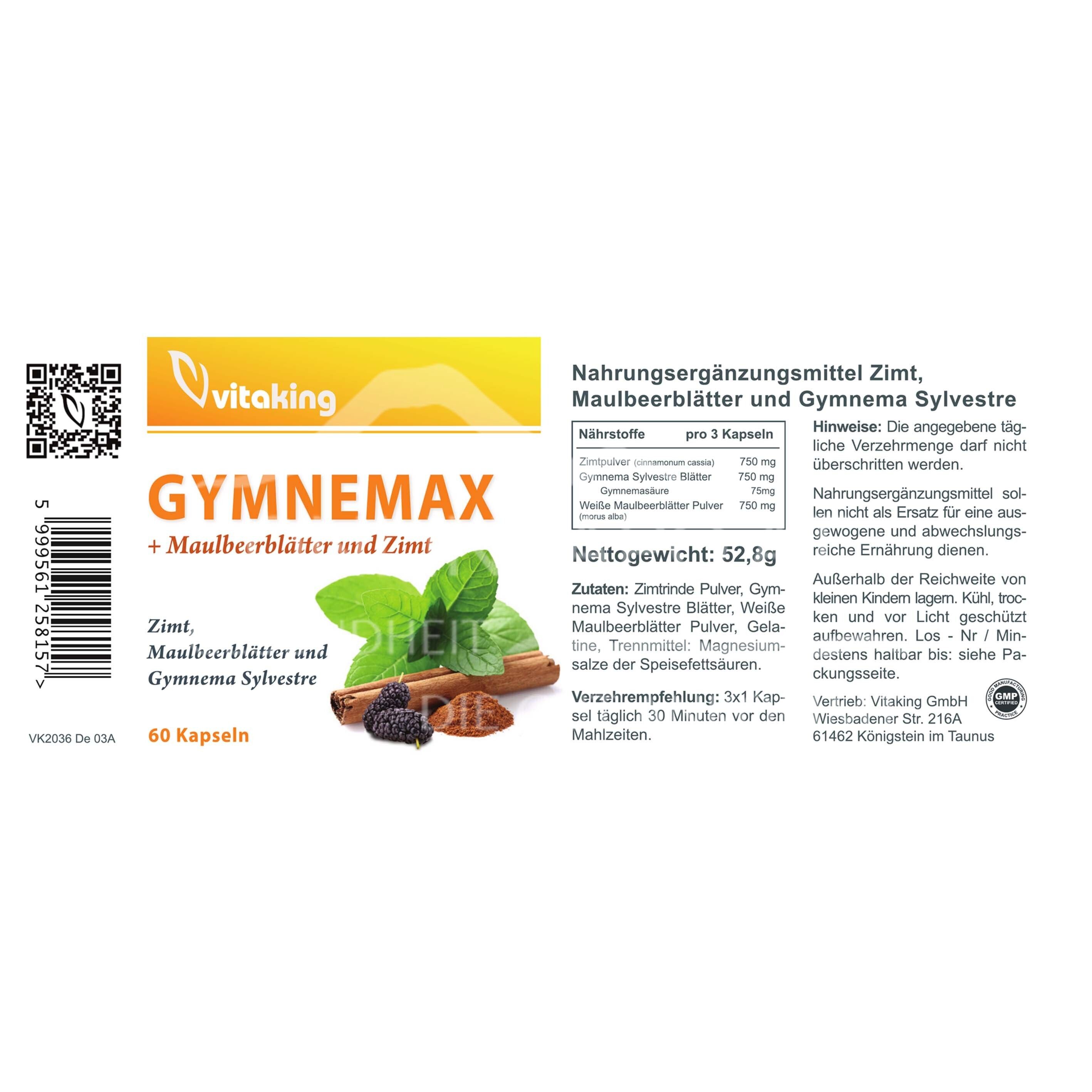 vitaking Gymnemax Kapseln