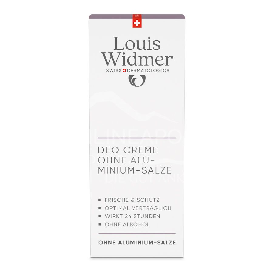 Louis Widmer Deo Creme ohne Aluminium-Salze - leicht parfümiert
