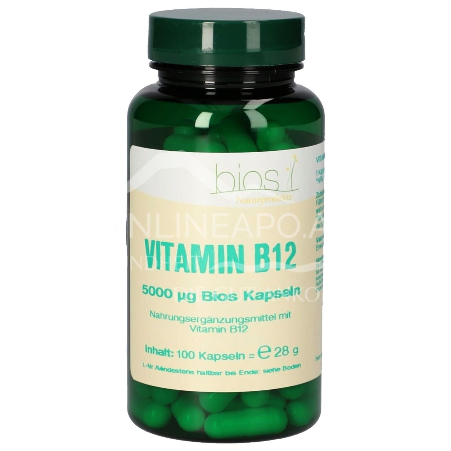 Bios Vitamin B12 5000 mcg capsules