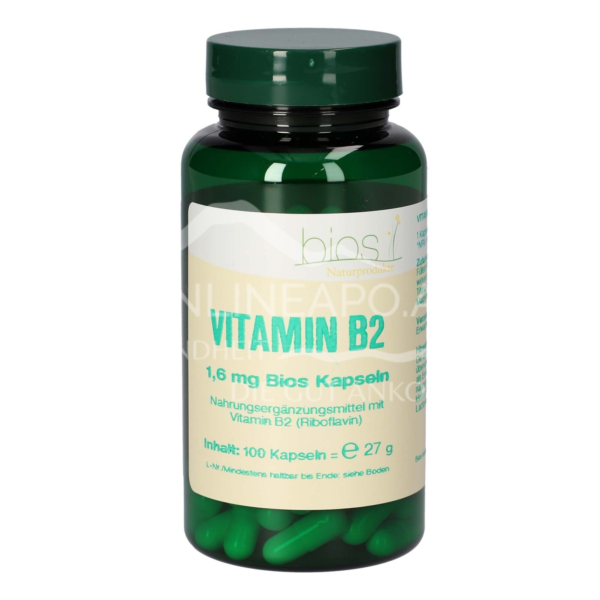 Bios Vitamin B2 1.6 mg capsules