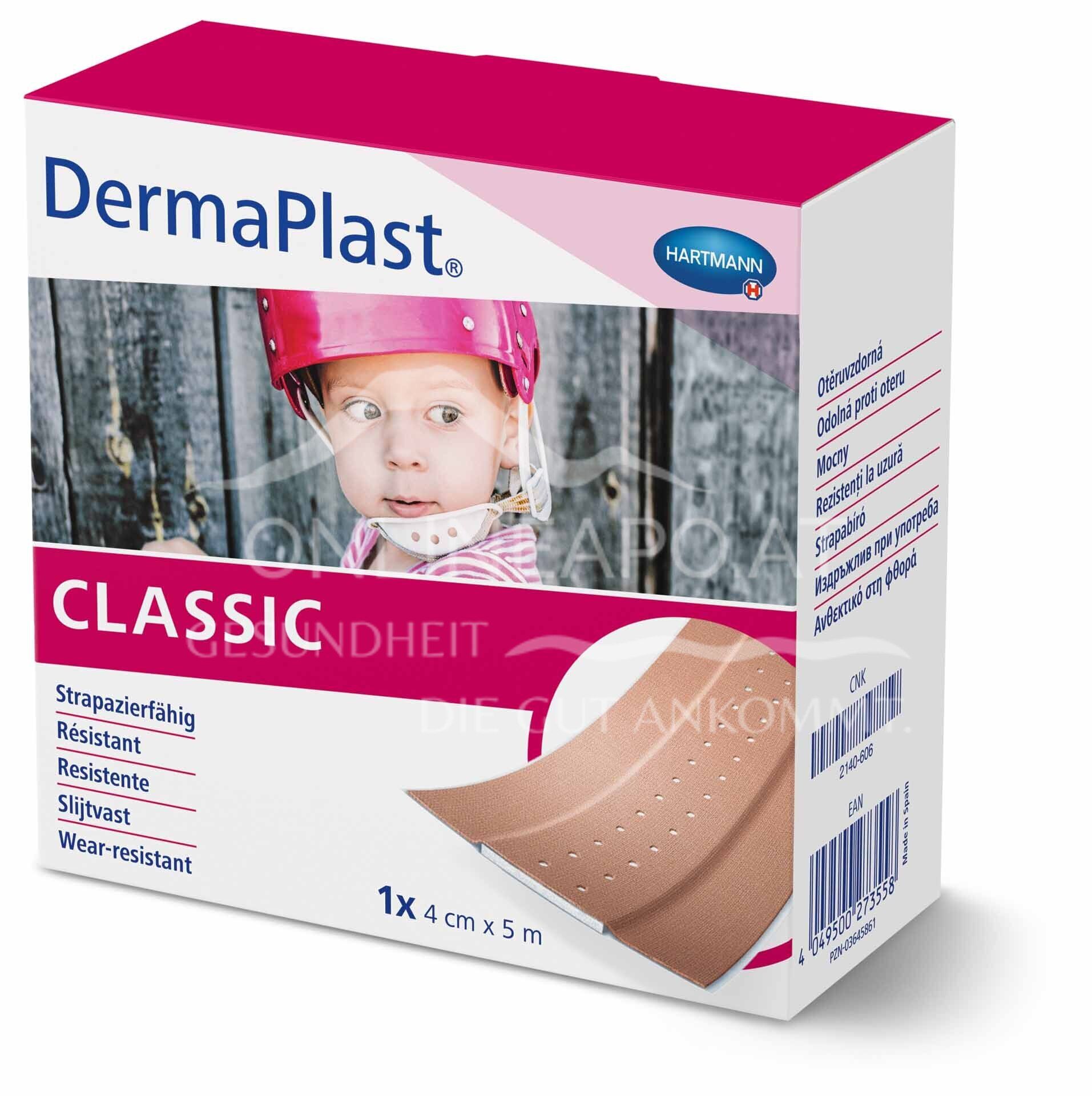 DermaPlast® CLASSIC Wundpflaster 4 cm x 5 m