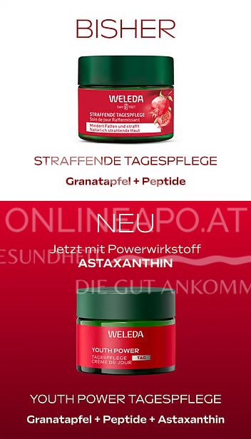 Weleda Youth Power Tagespflege Creme - Granatapfel