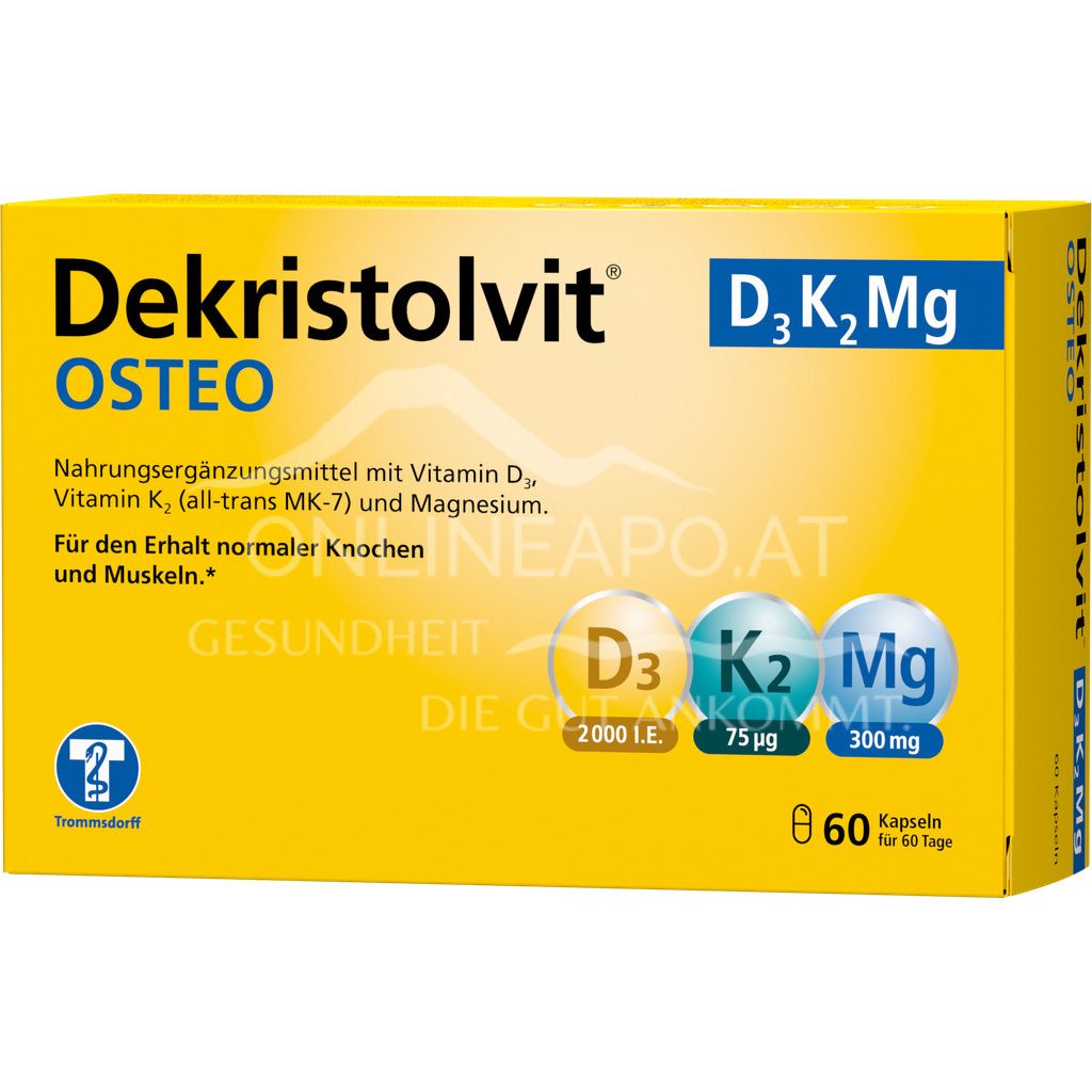 Dekristolvit® OSTEO D3 K2 Mg Capsules