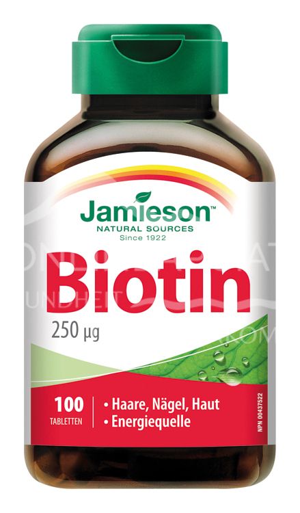Jamieson Biotin 250 µg Tabletten
