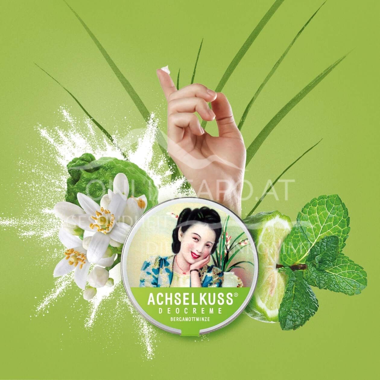 ACHSELKUSS® Deocreme Bergamottminze