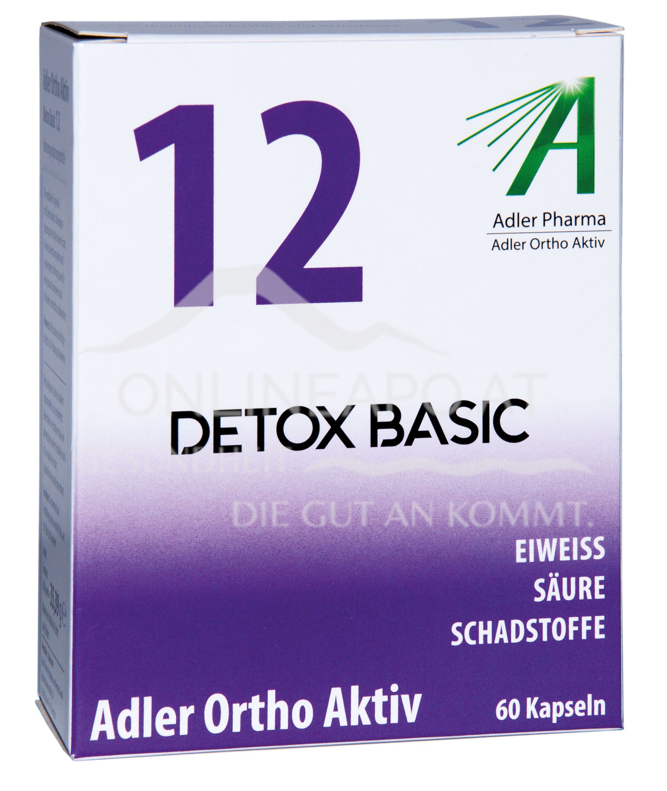 Adler Ortho Aktiv Nr. 12 Detox Basic Kapseln