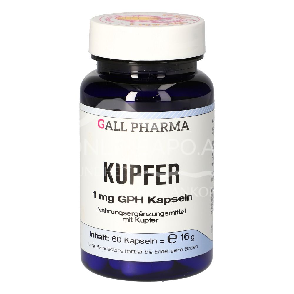 Gall Pharma Kupfer 1 mg Kapseln