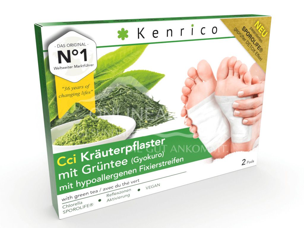 Kenrico Cci Kräuterpflaster mit Grüntee (Gyokuro)