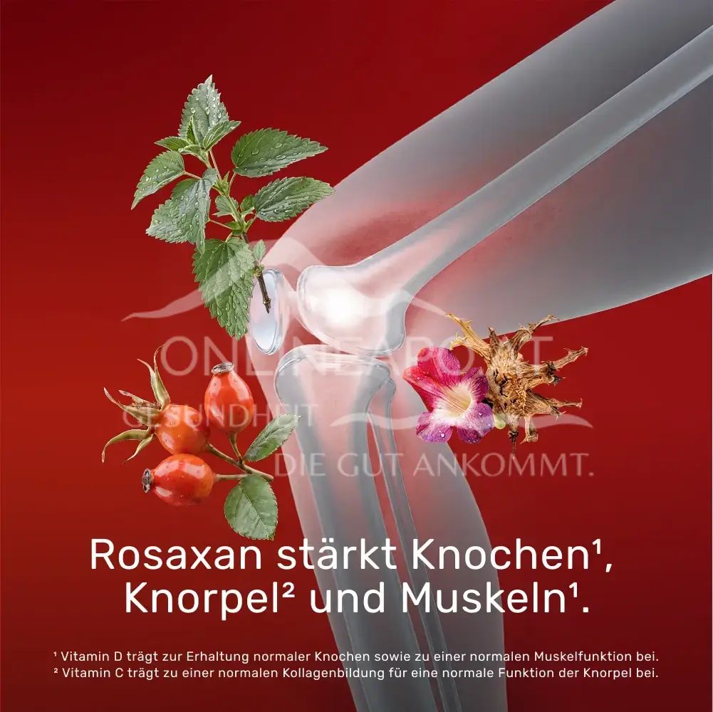 RosaXan® juice 750 ml + vitamin D tablets 20 pieces