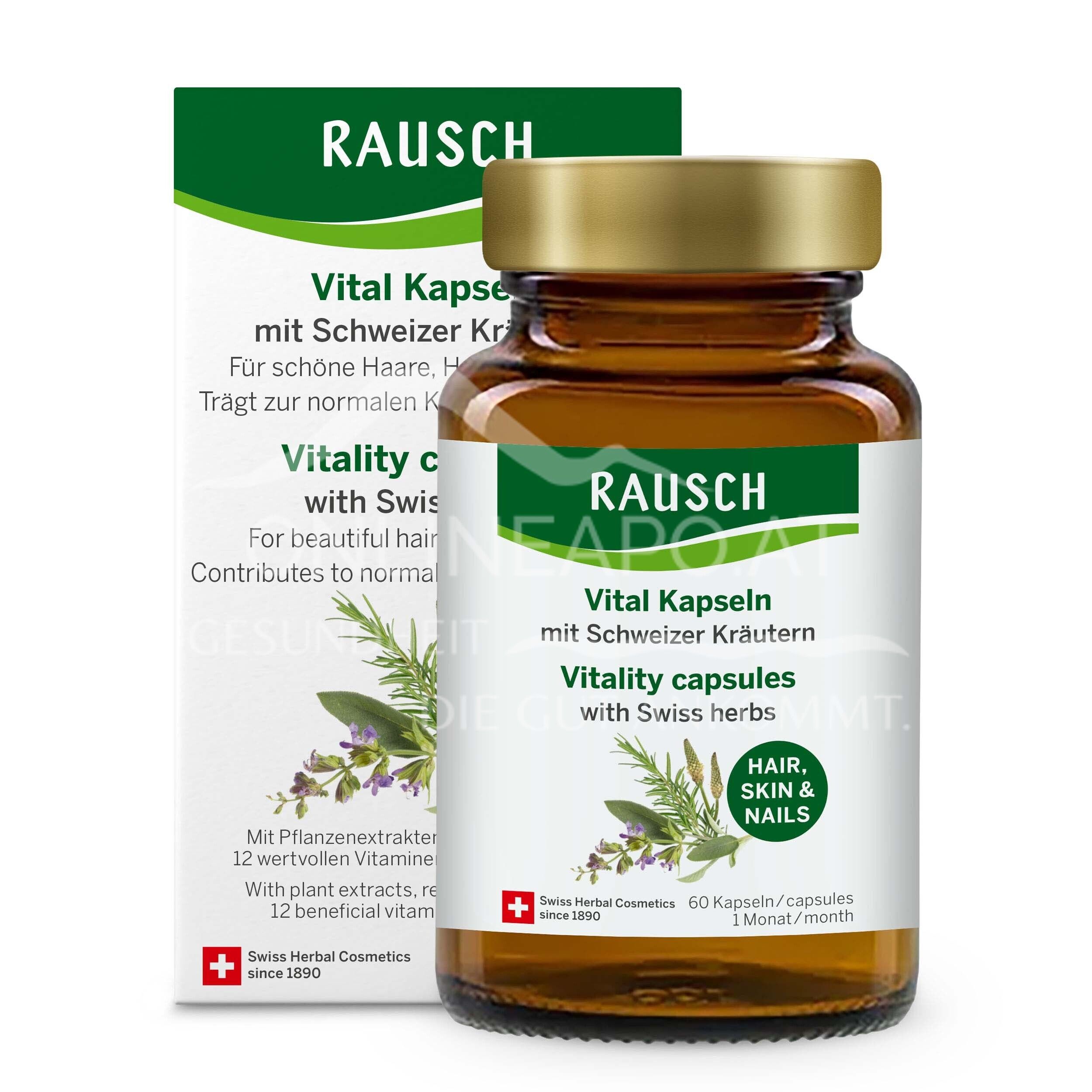 RAUSCH Vital Kapseln mit Schweizer Kräutern