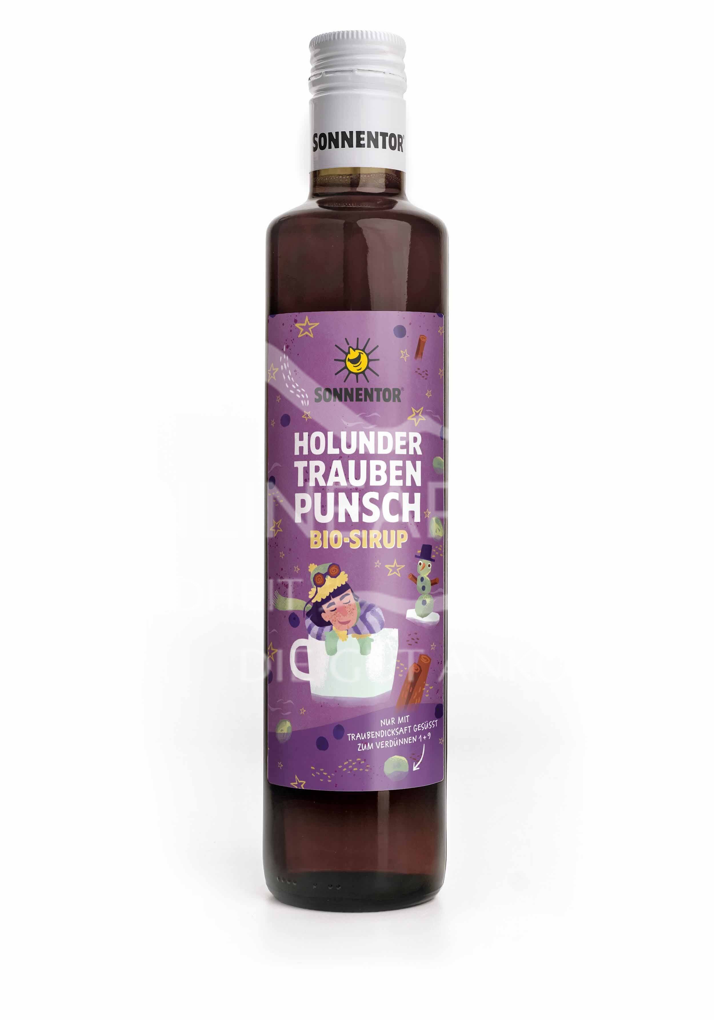Sonnentor Holunder-Trauben Punsch Sirup