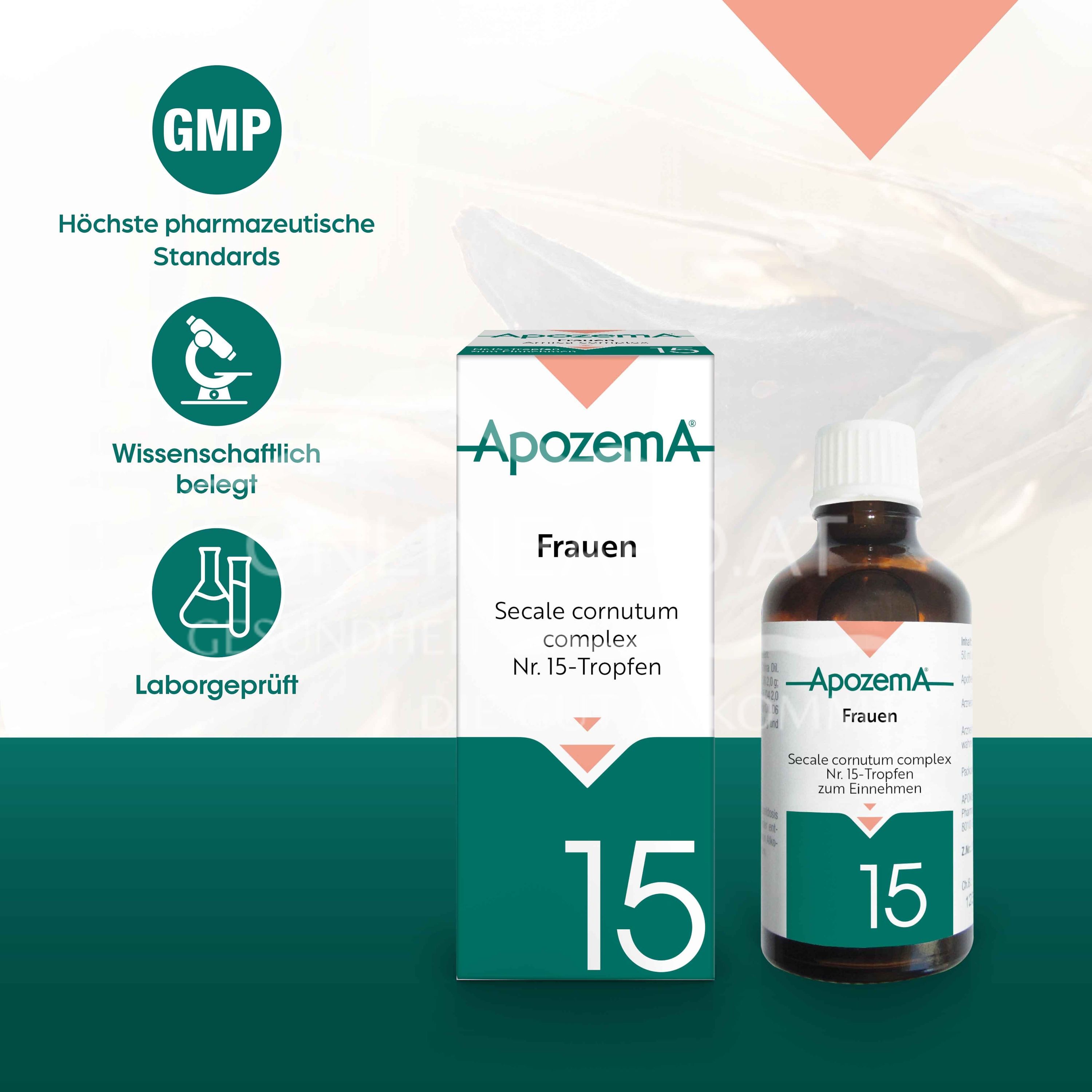 Apozema® Women Secale cornutum complex No. 15 drops for oral use