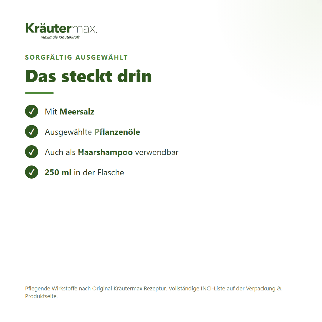 Kräutermax Meersalz Duschgel