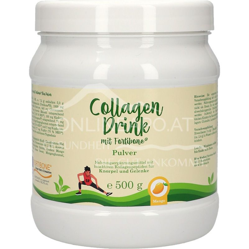 Bios Collagen-Drink Fortibone® Mango Pulver
