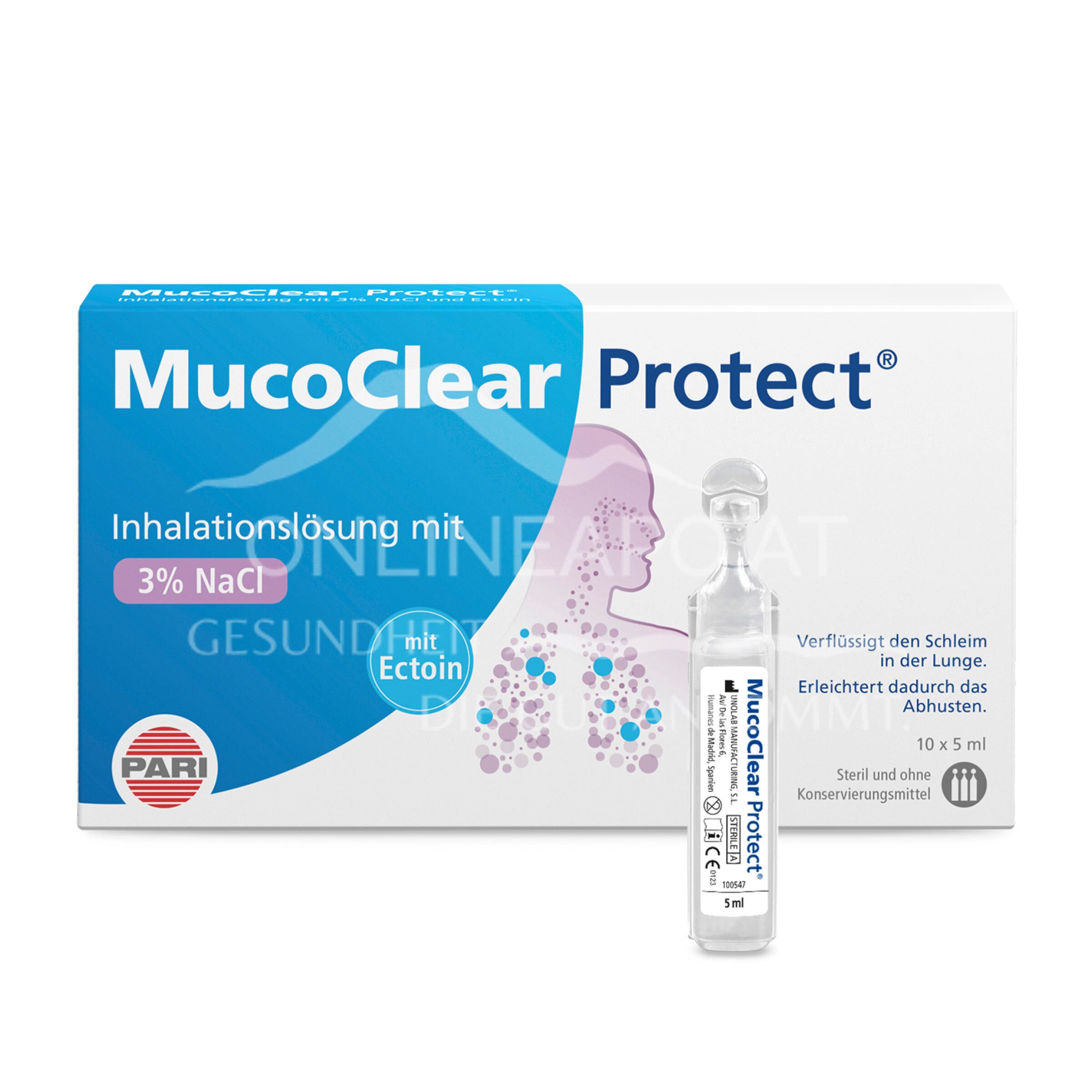 MucoClear Protect 3% NaCl 10 x 5 ml