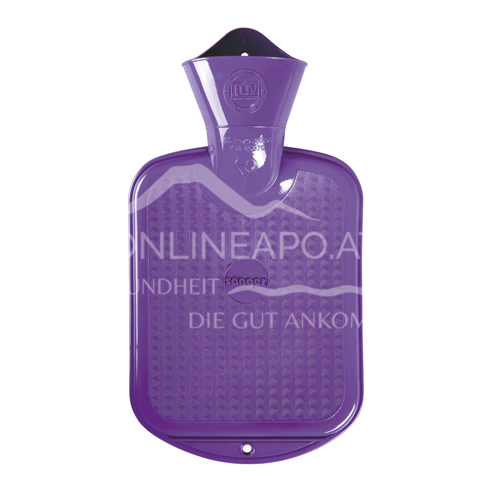 Singer children's hot water bottle without cover, lilac - 0.8L