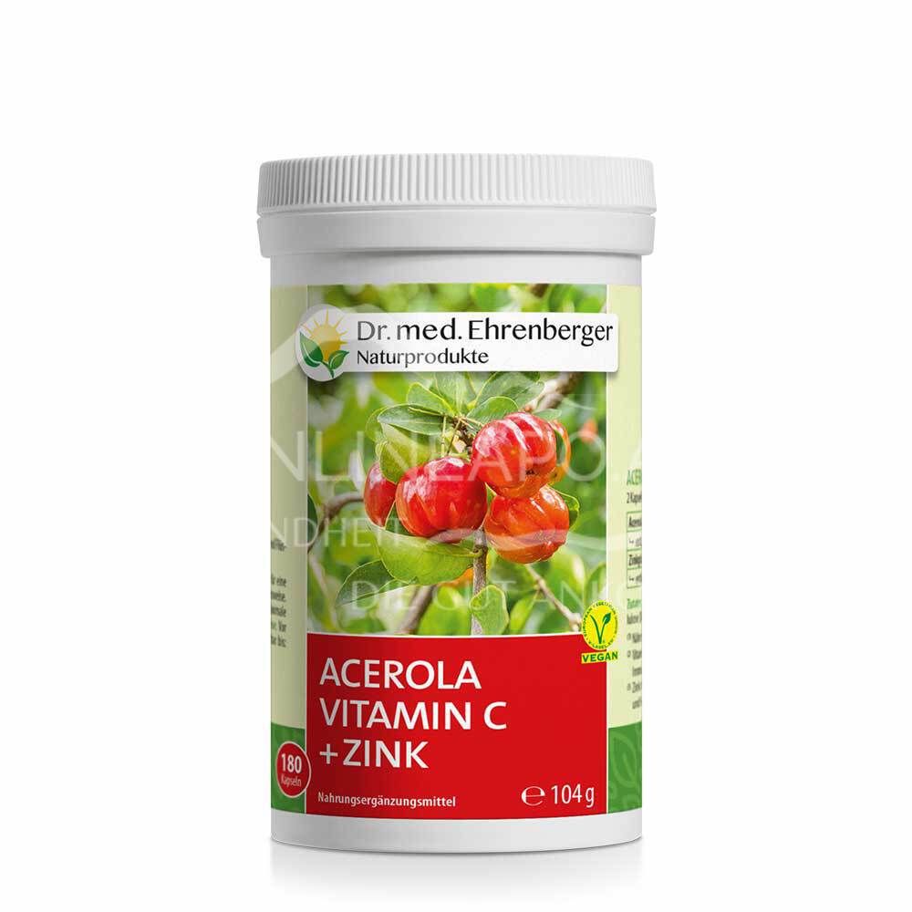 Dr. Ehrenberger Acerola Vitamin C + Zink Kapseln