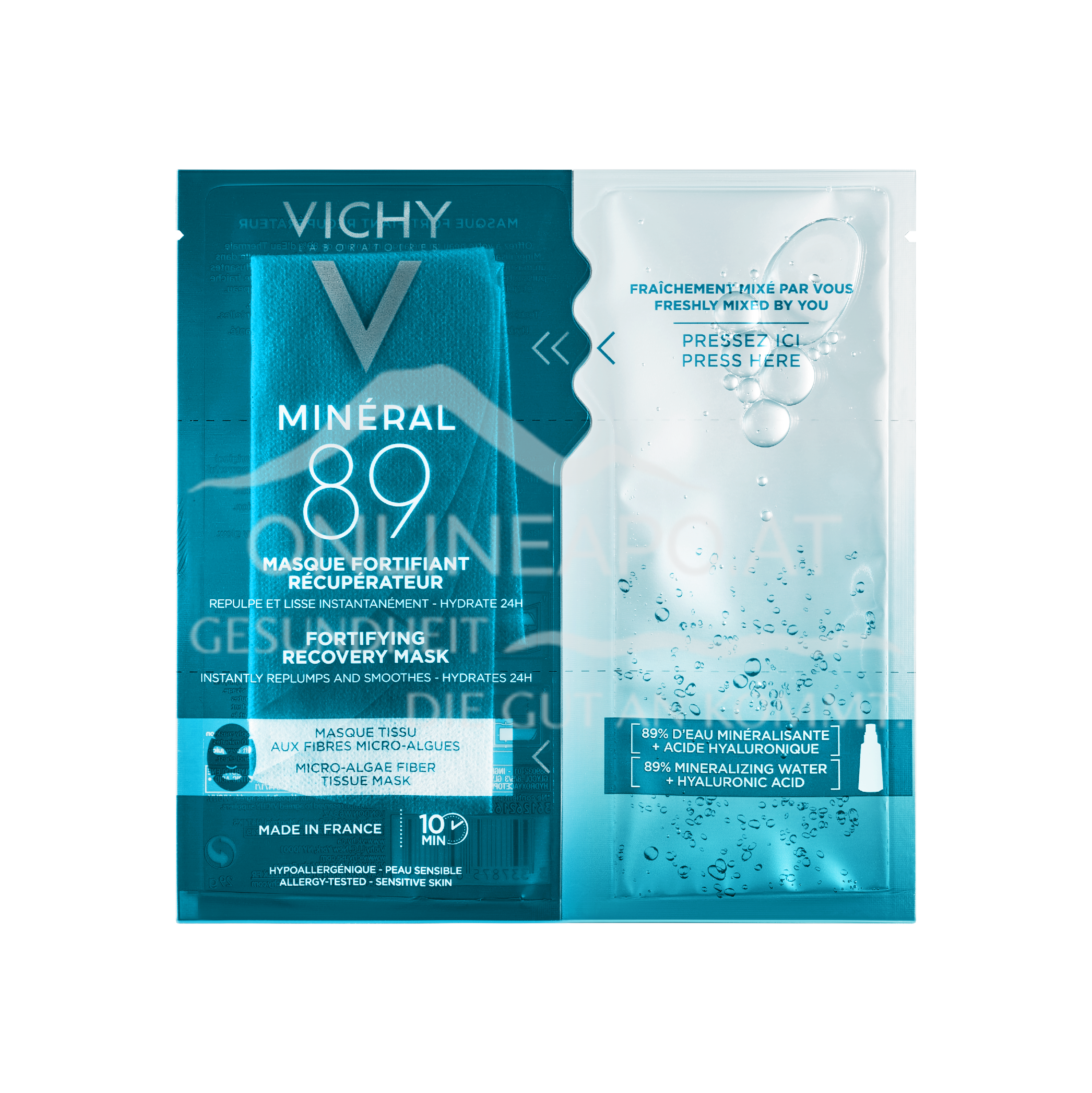 VICHY Minéral 89 Hyaluron-Boost Tuchmaske