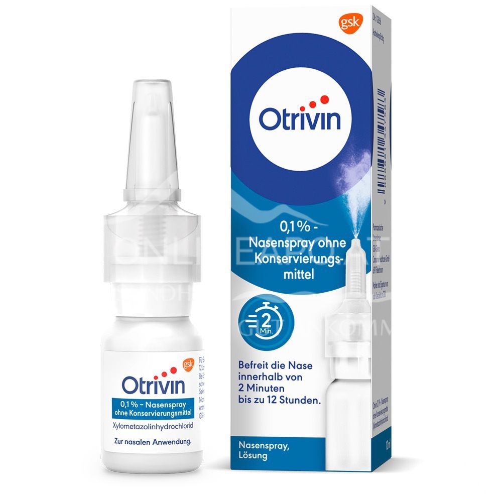 Otrivin® 0,1%-Nasenspray ohne Konservierungsmittel
