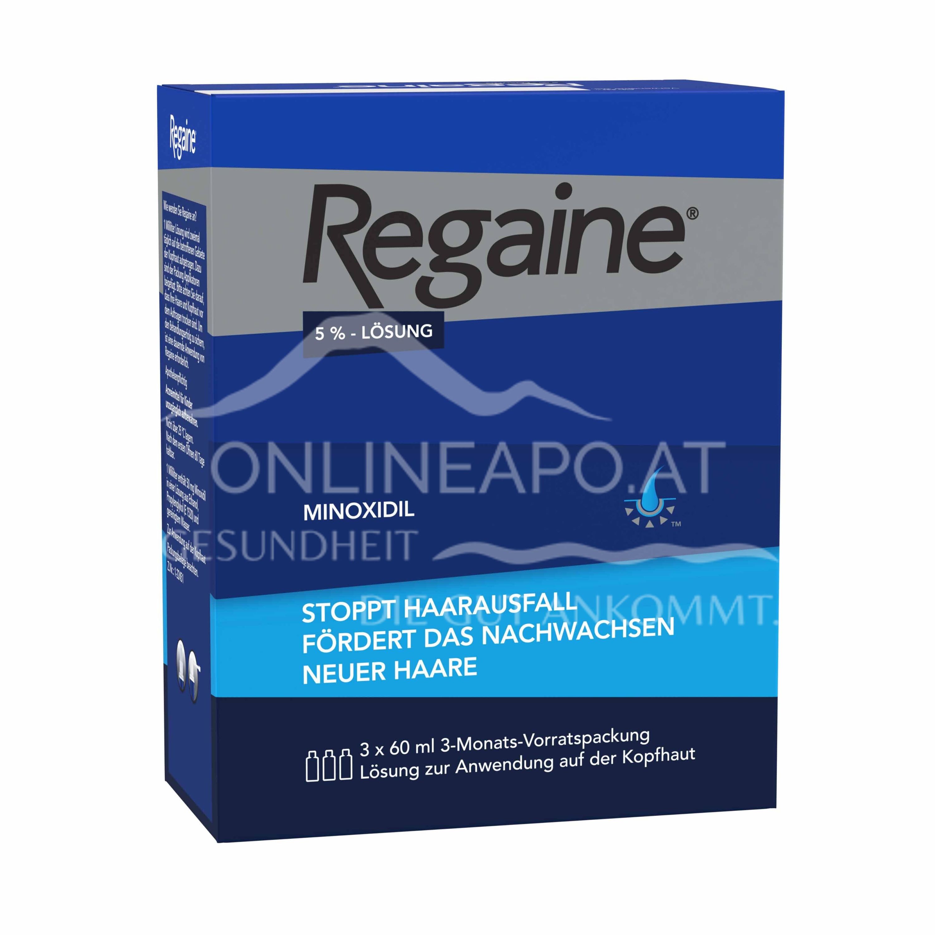 REGAINE® for Men 5% solution 3 x 60 ml