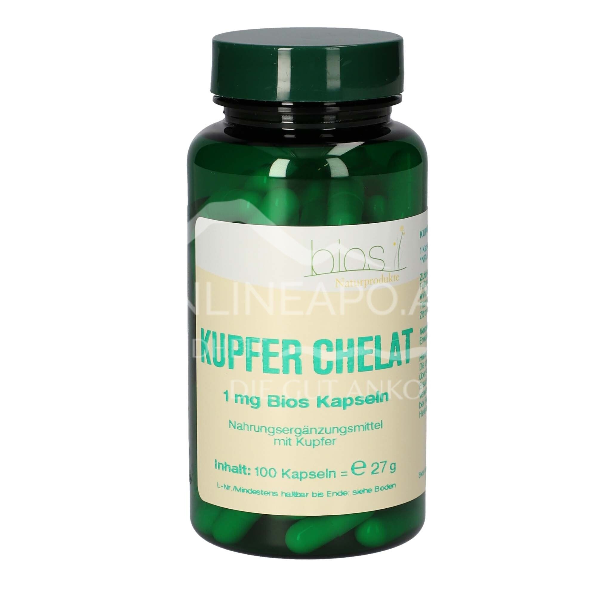 Bios Copper Chelate 1 mg Capsules