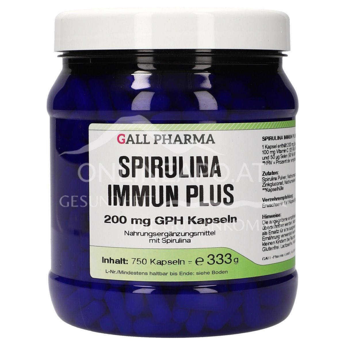 Gall Pharma Spirulina Immun Plus 200 mg Kapseln