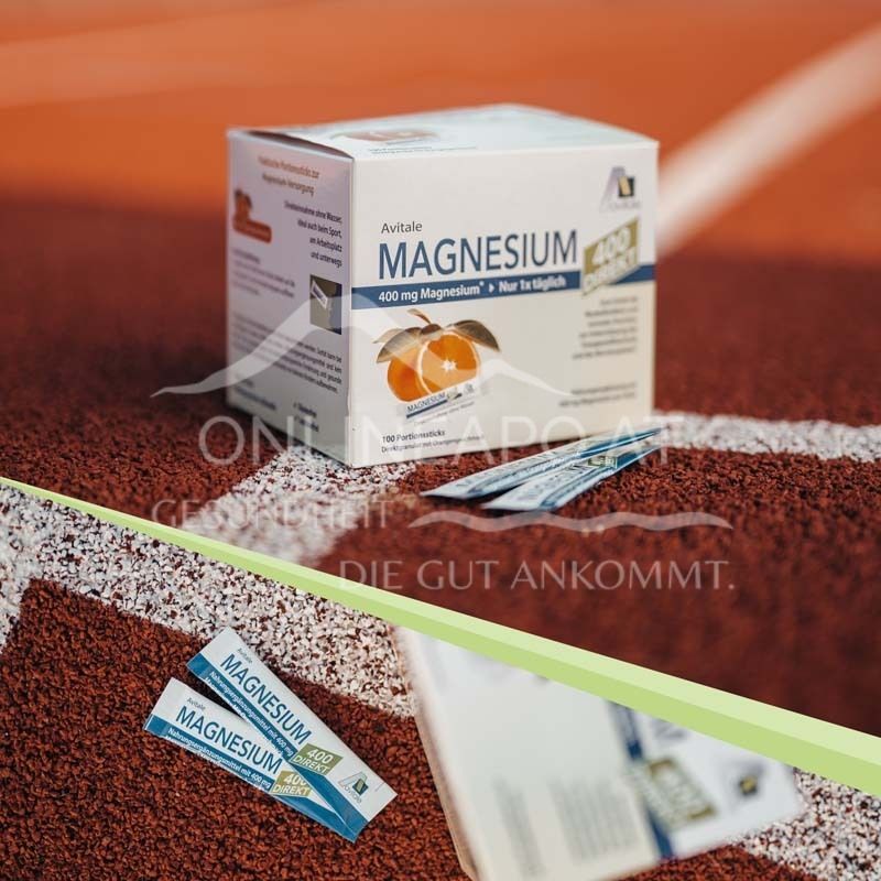 Avitale Magnesium 400 direkt Orange - Direktgranulat-Sticks