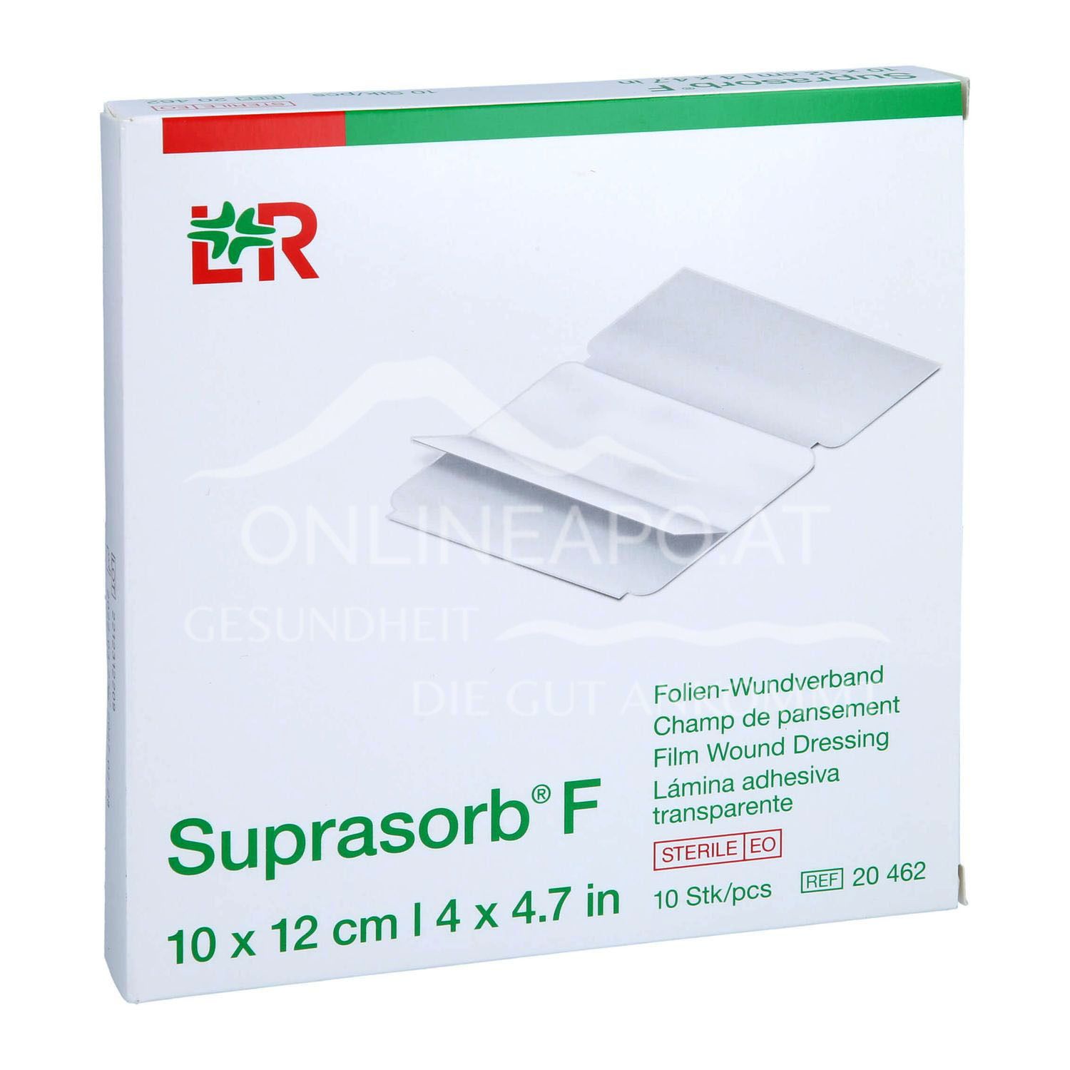 Suprasorb® F Folien-Wundverband steril, 10 x 12 cm