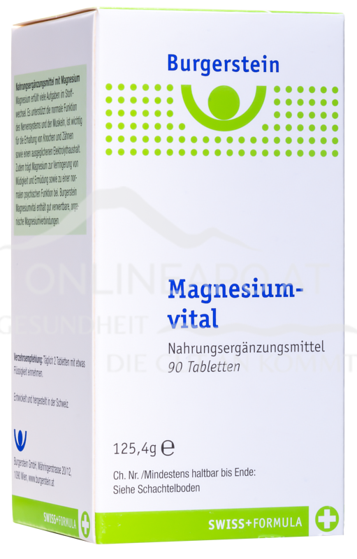 Burgerstein MagnesiumVital Tabletten