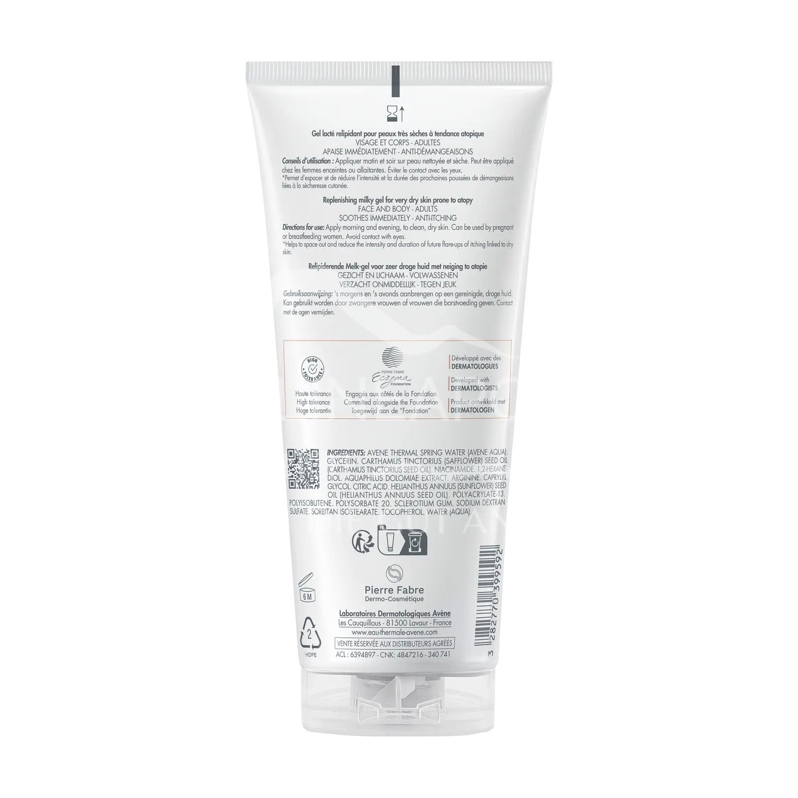 Avene XeraCalm AD Replenishing Milky Gel