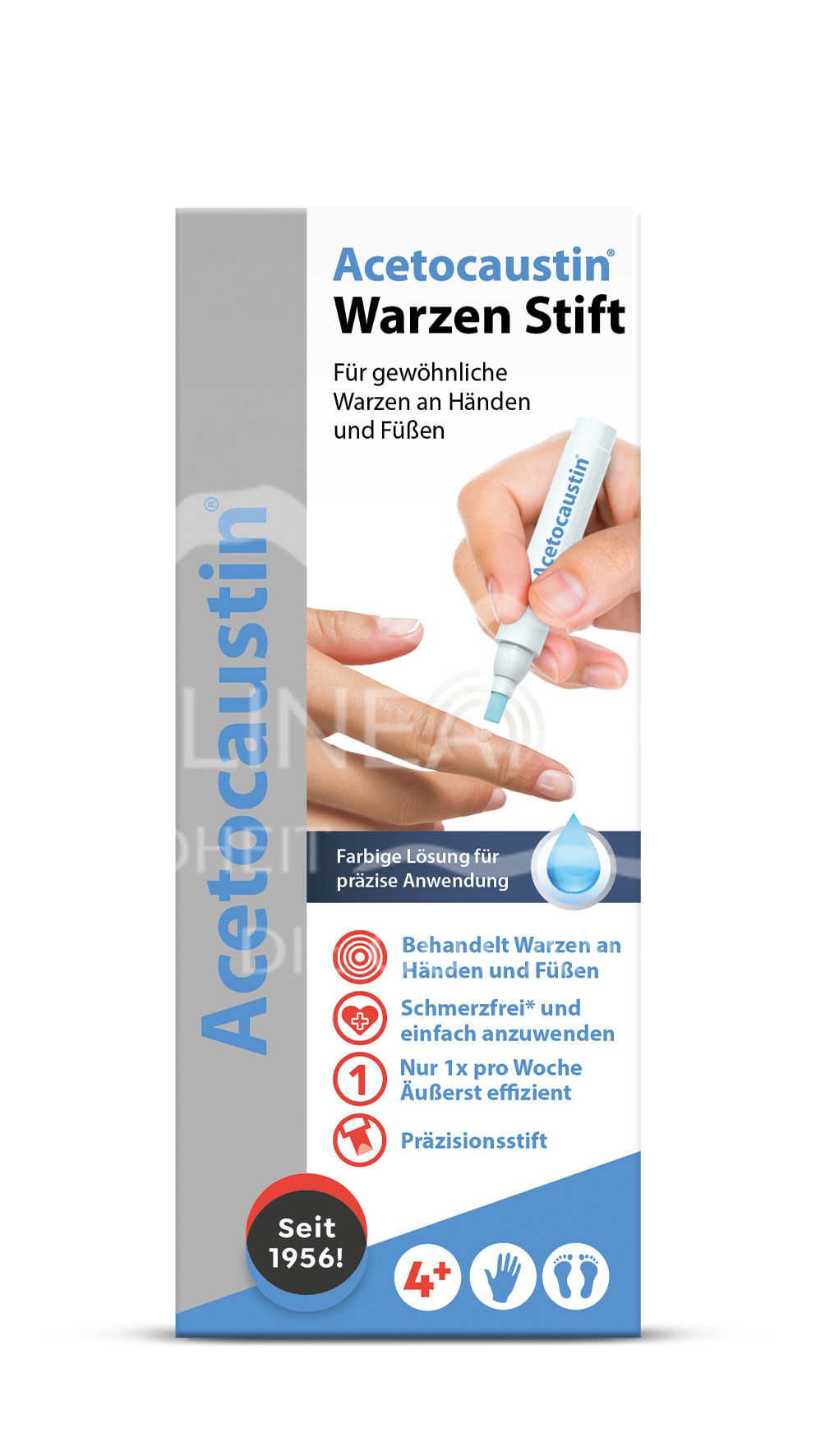Acetocaustin® Warzen Stift für Warzen an Händen & Füßen 3 ml