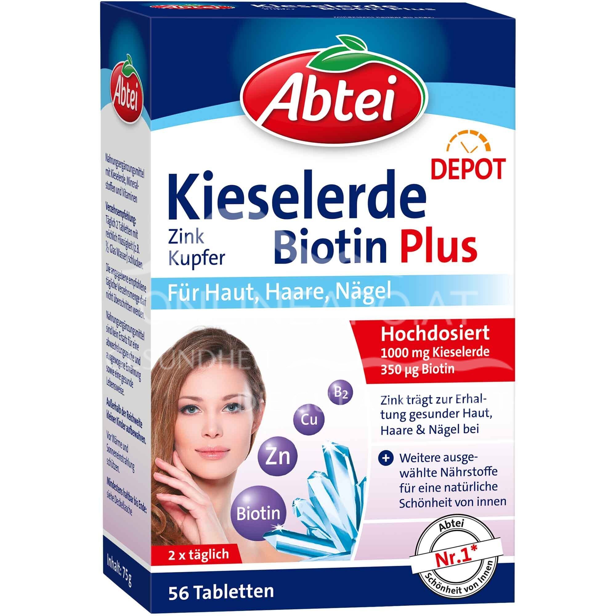 Abtei Kieselerde Biotin Plus Tabletten