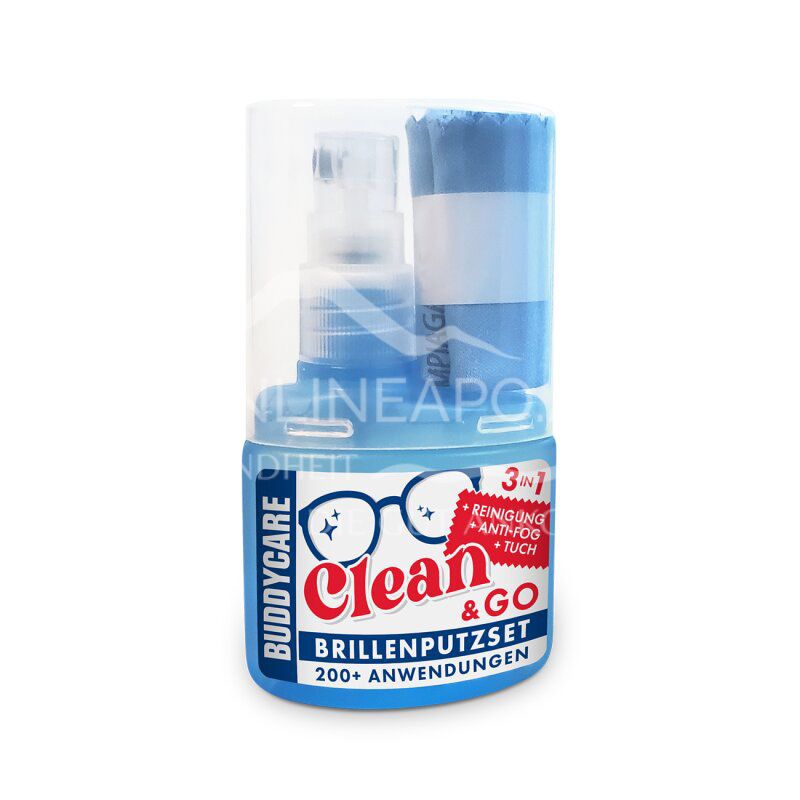 BUDDYCARE Clean and Go - Brillenputzset
